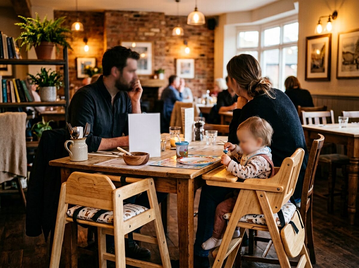 Rodzinny kącik w restauracji
